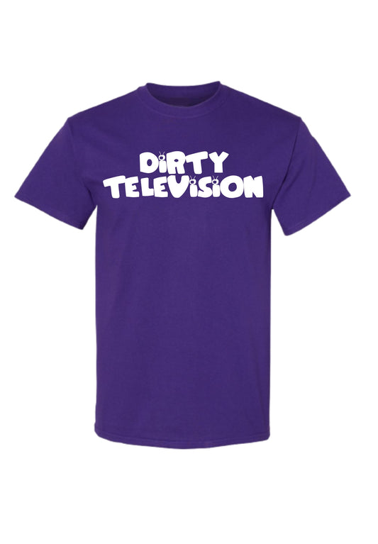 Dirty Television Purple Tee